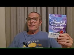 The old guy has a gummy with THC and Melatonin: Kush Slumber Party