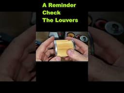 A Reminder Check your oil filter louvers #shorts #automobile