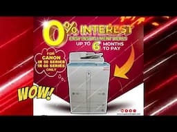 ZERO INTEREST INSTALLMENT OFFER in CANON IR 50/60 Series (Copieronline Philippines Inc.)