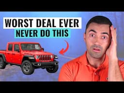 $100,000 Jeep Gladiator Dealer Scam! Don't Let This Happen To You