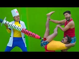 Top Very Special Trending Comedy Video 2025Amazing Injection Wala Comedy Video Doctor Ep 357