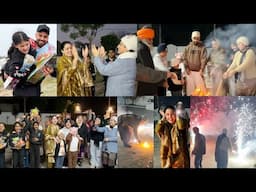 LOHRI CELEBRATION 2025 WITH SOHRA FAMILY IN INDIA | DARANI JITHANI DA GIDHA | INDER & KIRAT