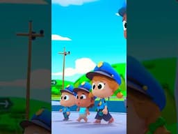 🚓 Baby Police Car Song #Shorts #YouTubeKids #KidsSongs #NurseryRhymes #Milik