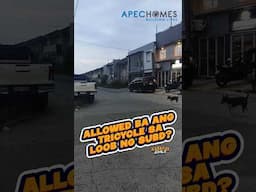 ALLOWED BA ANG TRICYCLE SA LOOB NG APEC HOMES COMMUNITIES? #apechomes