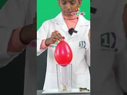 Balloon Stuck Inside a Glass? 🔥 Oxygen Experiment Explained