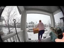 Karen Tries to Steal my Package... Karma Happens!!