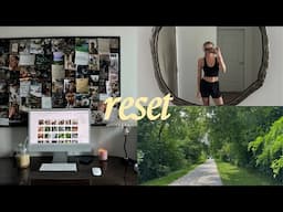 reset with me | chatty life update, grocery run, resetting at home