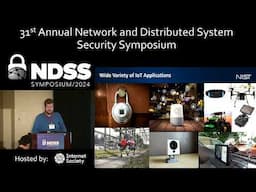 NDSS 2024 - SDIoTSec 2024, Workshop on Security and Privacy in Standardized IoT