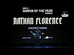 Nathan Florence win Surfer of the Year (2024) @bigwavechallenge @NathanFlorence