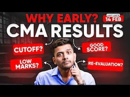 😮ICMAI Shocks Everyone! Early CMA Results Announced | Big Update 🔥| MUST WATCH | NIKKHIL SIR