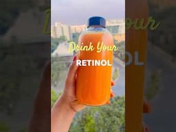 Drink Your Own Retinol Juice for anti-aging and skin brightening  🥕 🫚 🍊 🍓