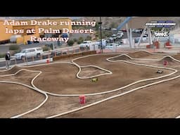 Adam Drake running laps at Palm Desert Raceway