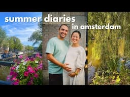 AMSTERDAM SUMMER VLOG 2024 | last days of work, maternity photoshoot, daytrip to rotterdam