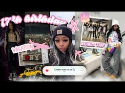 17TH BIRTHDAY VLOG🎂| NYC EDITION✈️| girls trip, shopping, photo shot, summit || Ra’Mariah Alexia