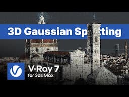 3D Gaussian Splatting in V-Ray 7