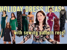 My Rabbithole of Holiday Dress Inspiration (with sewing pattern recommendations)!