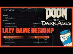 DOOM: The Dark Ages Is LAZY Game Design? - (Difficulty Slider Supplemental Video)