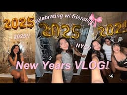 NYE VLOG: ♡ Decorating & Setting Up, Celebrating with Friends