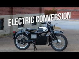 Full Build, No Talking: Vintage Honda Motorcycle Conversion to Electric.