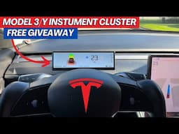 BEST Tesla Model 3/Y Instrument Cluster Display + FREE Giveaway!