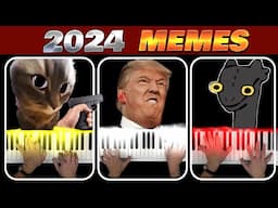 2024 MEME SONGS on PIANO