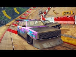 The HARDEST Game Mode On The CRAZIEST Tracks In Wreckfest Multiplayer