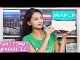 February Wrap Up 2018 and Femme March Fest TBR Pile | An Indian Booktuber