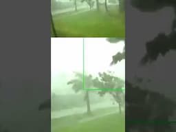 Possible Tornado captured by a home camera through Fort Myers neighborhood prior to Milton’s Arrival