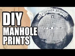 DIY Manhole T-Shirt Printing - Man Vs Art #2