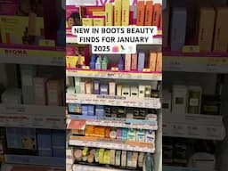 NEW IN BOOTS BEAUTY FINDS FOR JANUARY 2025 🛍️⛷️🧖🏻‍♀️ #bootsuk #newinbeauty