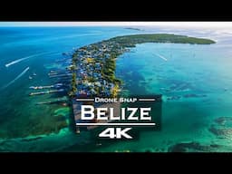 Belize 🇧🇿- by drone [4K]