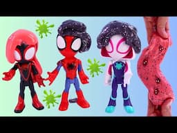 Spidey & His Amazing Friends Slime Prank with Ghost Spider