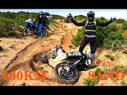 100 KM SAND CHALLENGE#africatwin #norden901 #ktm