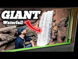 I Made A GIANT Waterfall In My Reptile’s Paludarium. Here's how.