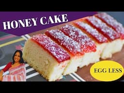 Eggless Honey Cake Recipe | Indian Bakery Style Honey Cake | Cake Recipes | Nostalgic Cake