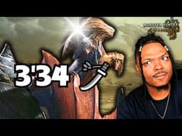 MH WILDS OBT 3'34 Gypceros Longsword Speedrun