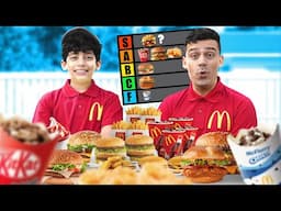 I Rated EVERY SINGLE FOOD from McDonalds!