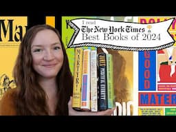 I Read NY Times' Best Fiction Books of 2024... *reading vlog*