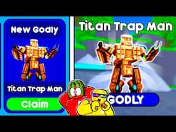 Unlocking Titan TRAP MAN In Toilet Tower Defense