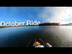 Autumn POV Jet Ski Ride in Northern Pennsylvania (Seadoo Spark)