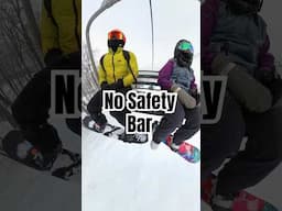 REAL No Safety Bar Ski Lift