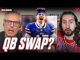 Nick Wright CALLS OUT Colin for “CRAZY” Patrick Mahomes-Josh Allen, Chiefs-Bills take | Cowherd NFL