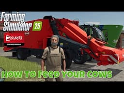 How To Feed Your Cows  | Farming Simulator 25 Tutorial | Total Mixed Ration