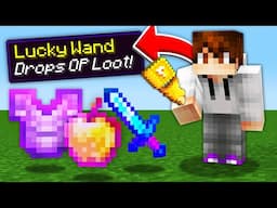 Minecraft, But You Can Craft A Lucky Block Wand..