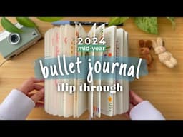 2024 (mid-year) Bullet Journal Flip Through | Travel size bujo 📕