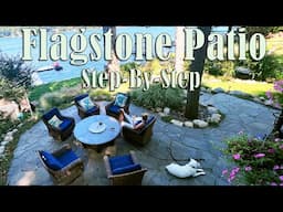 Flagstone Patio Install ( 10 easy steps) OUTDOOR LIVING Space