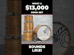 What a $13,000 Drum Set Sounds Like! #drums #drumsets #drummer