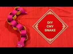 賀年摺紙| DIY Chinese New Year Red Packet EASY ANGPOW SNAKE 2025