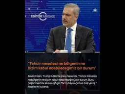 Dışişleri Bakanı Hakan Fidan, Trump'ın Gazze planı hakkında: "Bunu düşünmek bile abesle iştigal"