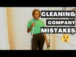 MISTAKES TO AVOID WHEN STARTING A COMMERCIAL/RESIDENTIAL CLEANING COMPANY | WATCH BEFORE YOU START